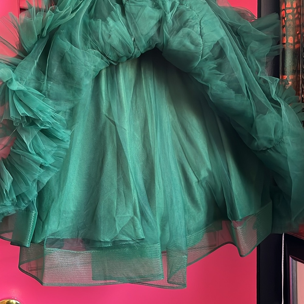 NWT NOX PROM EMERALD Elegant Green Strapless Dress - Picture 8 of 17